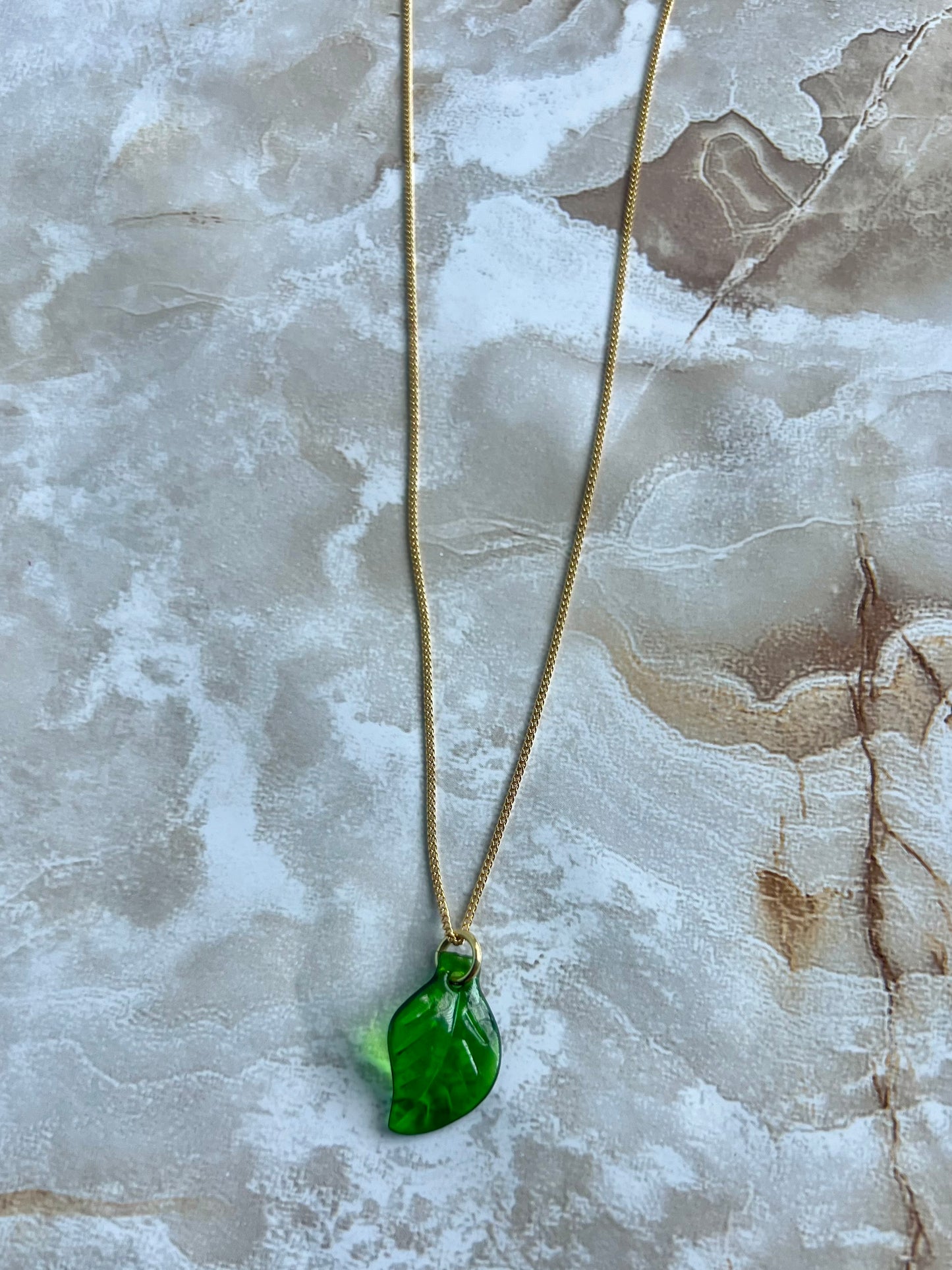 Green Leafs Necklaces