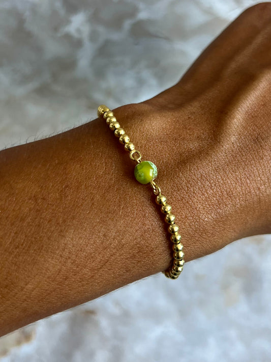 Peridot Adjustable Bracelet