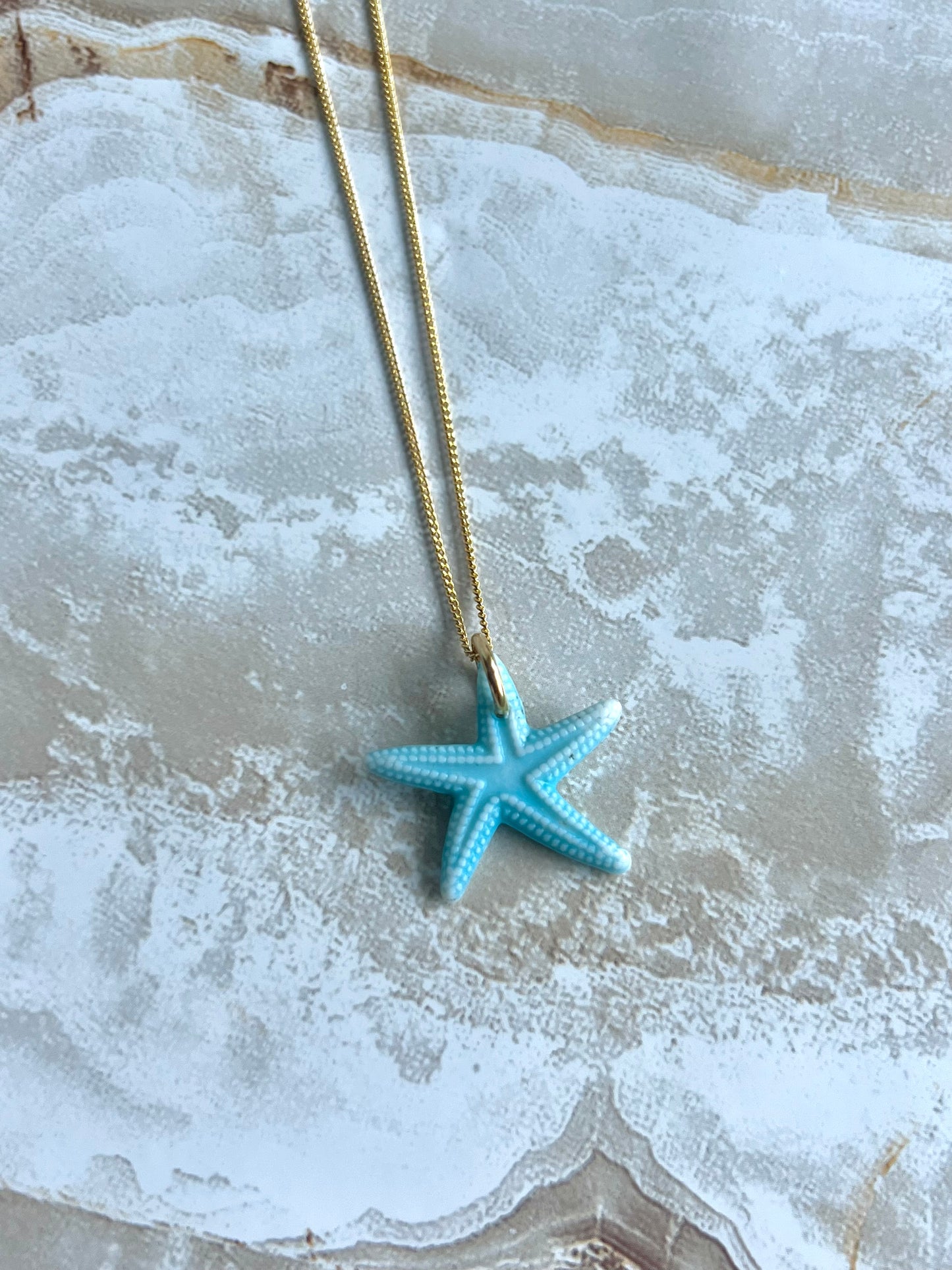 Colorful Starfish Necklace