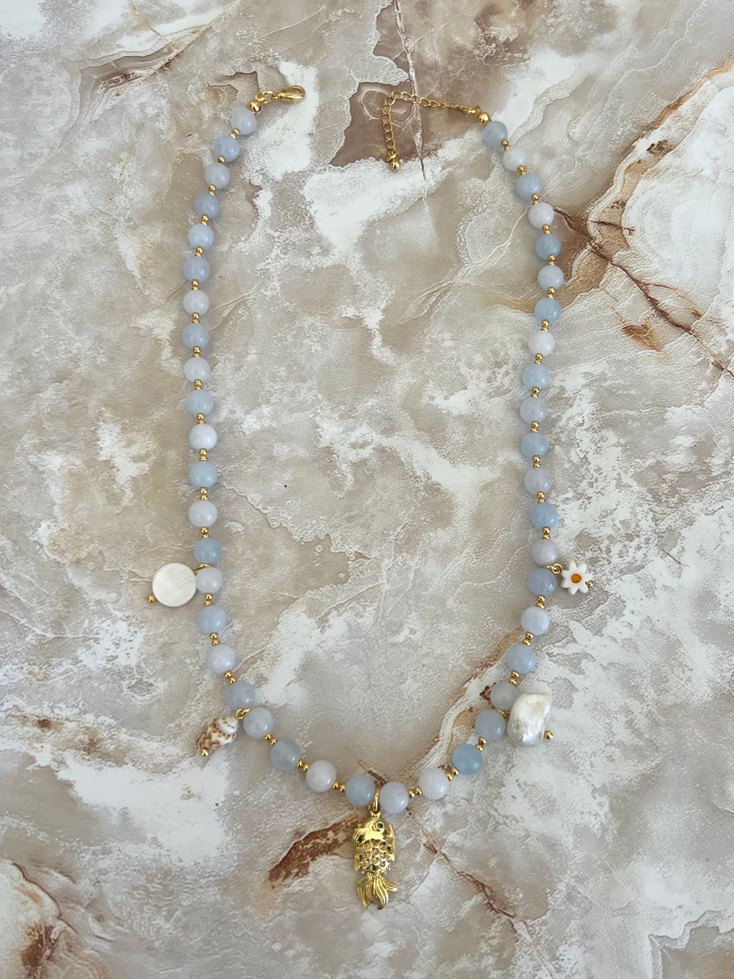 Aqua Marine Necklace