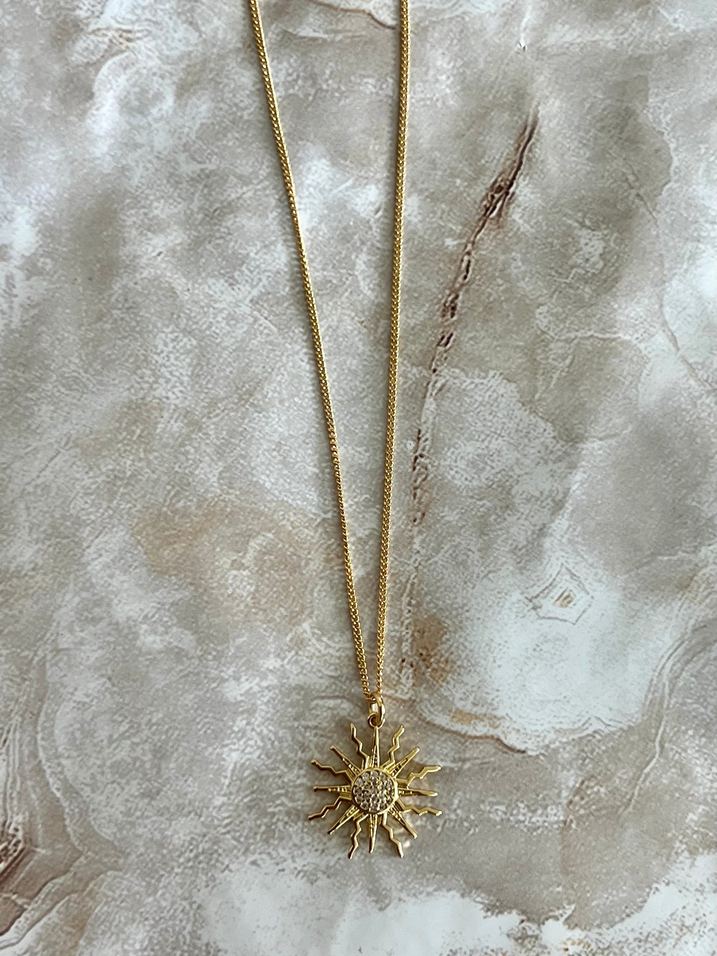 Golden Sun Necklace