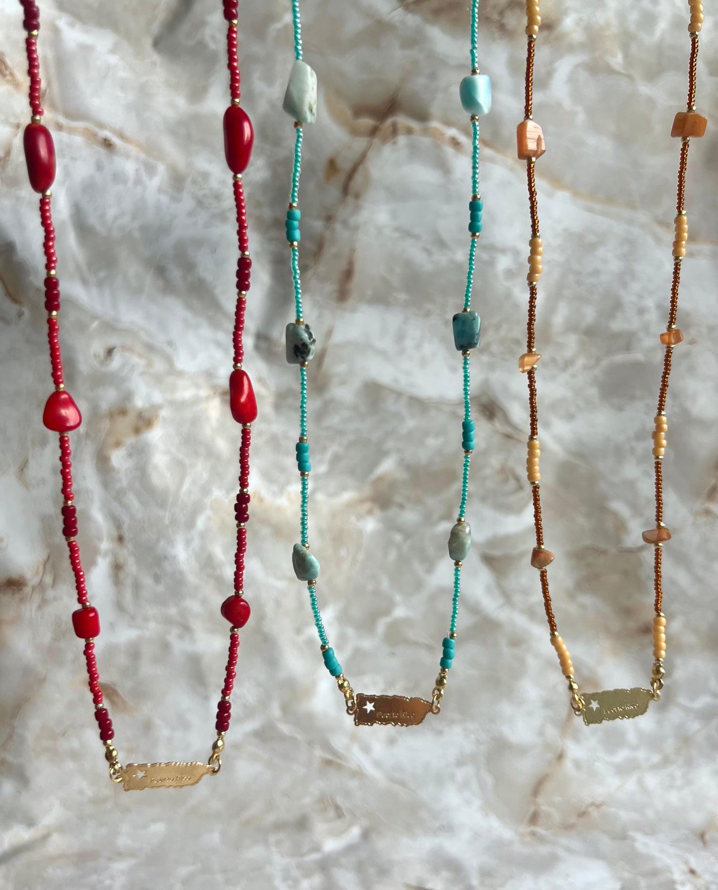 Puerto Rico Stones Necklaces