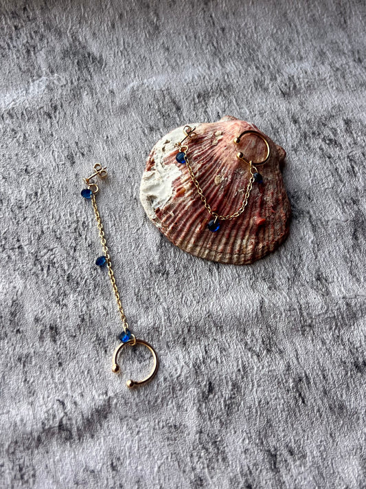 Azul Short Cuff Earrings