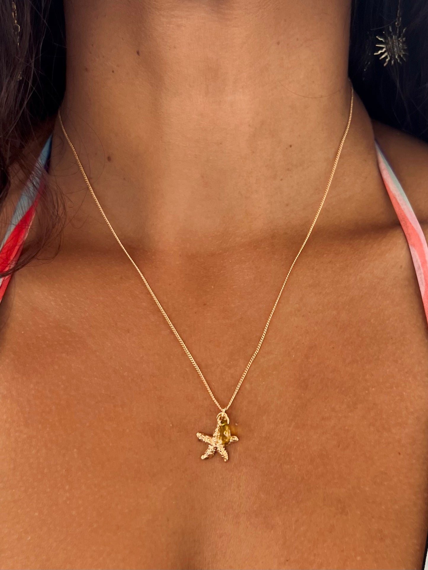 Starfish Olive Necklace