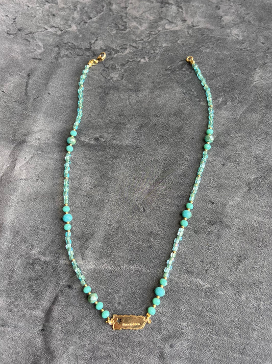 PR Map Turquoise Choker