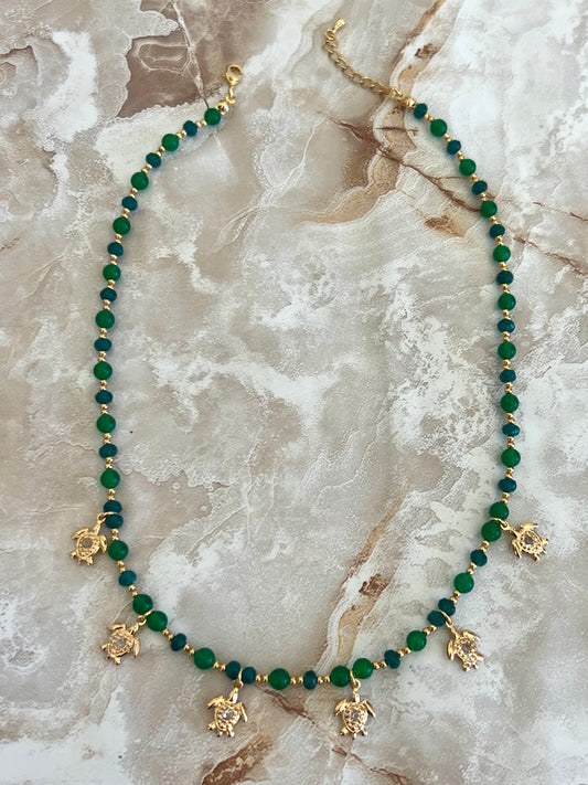 Jade Turtles Necklace