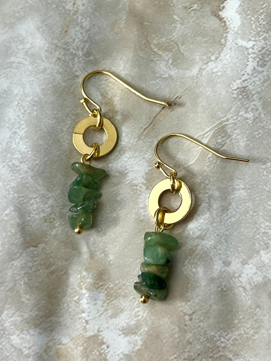 Green Aventurine Earrings