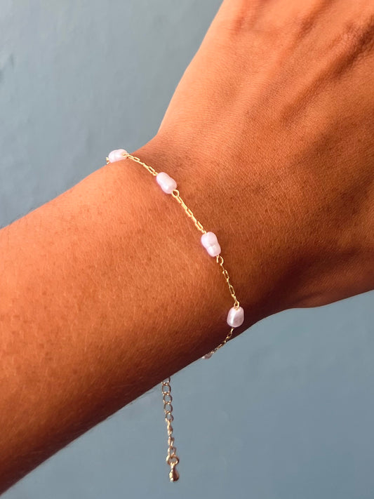 Pearls Chain Bracelet