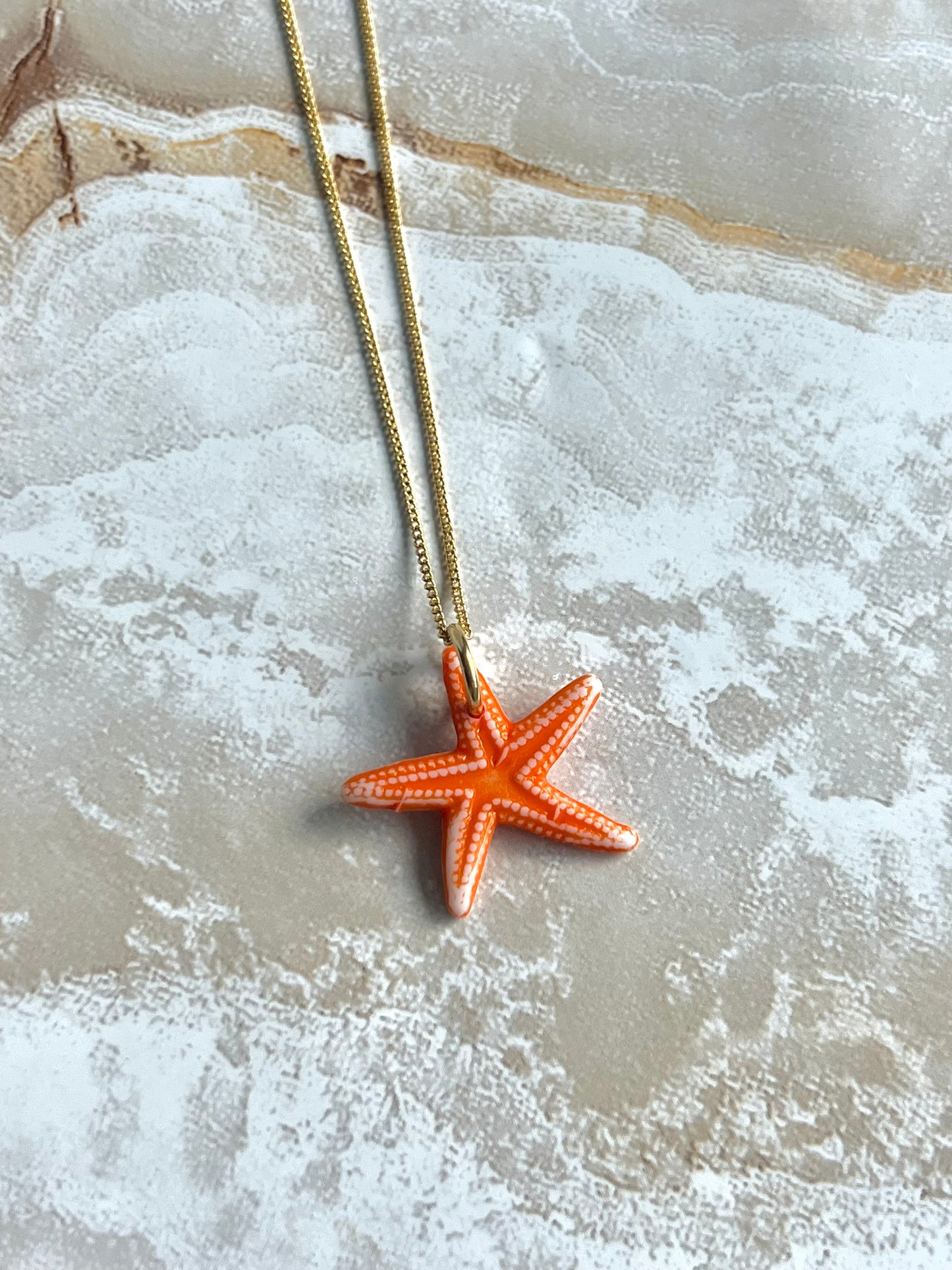 Colorful Starfish Necklace