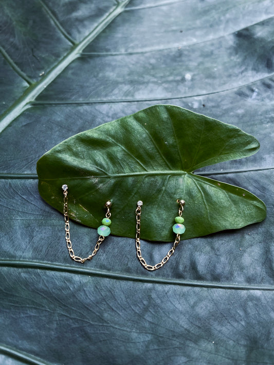 Guanábana Double Stud Earrings