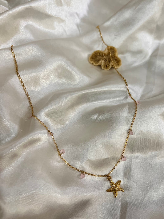 Pinky Starfish Necklace