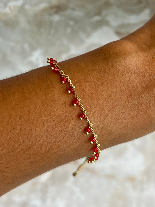 Red Crystals Bracelet