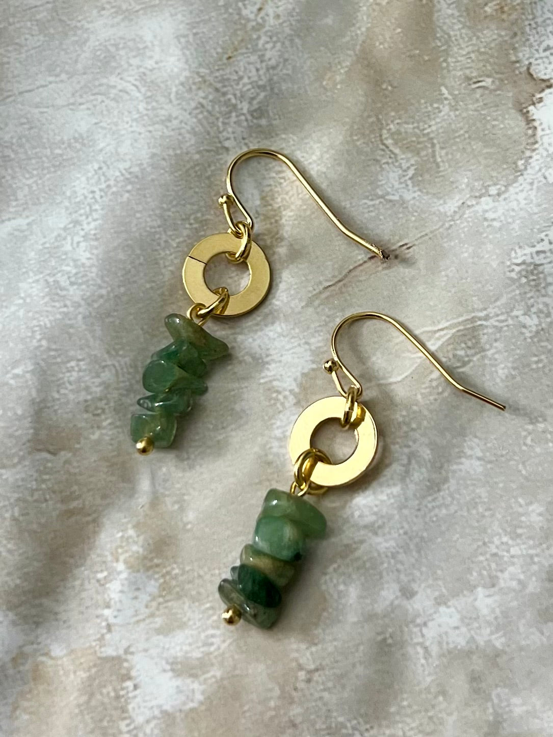 Green Aventurine Earrings