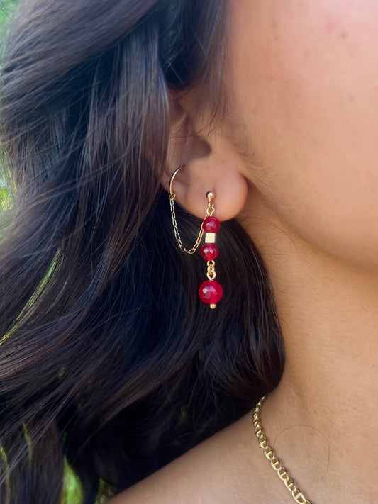 Forever Ruby Earrings