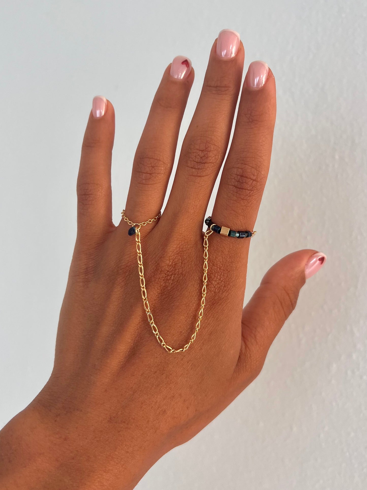 Space Double Finger Ring