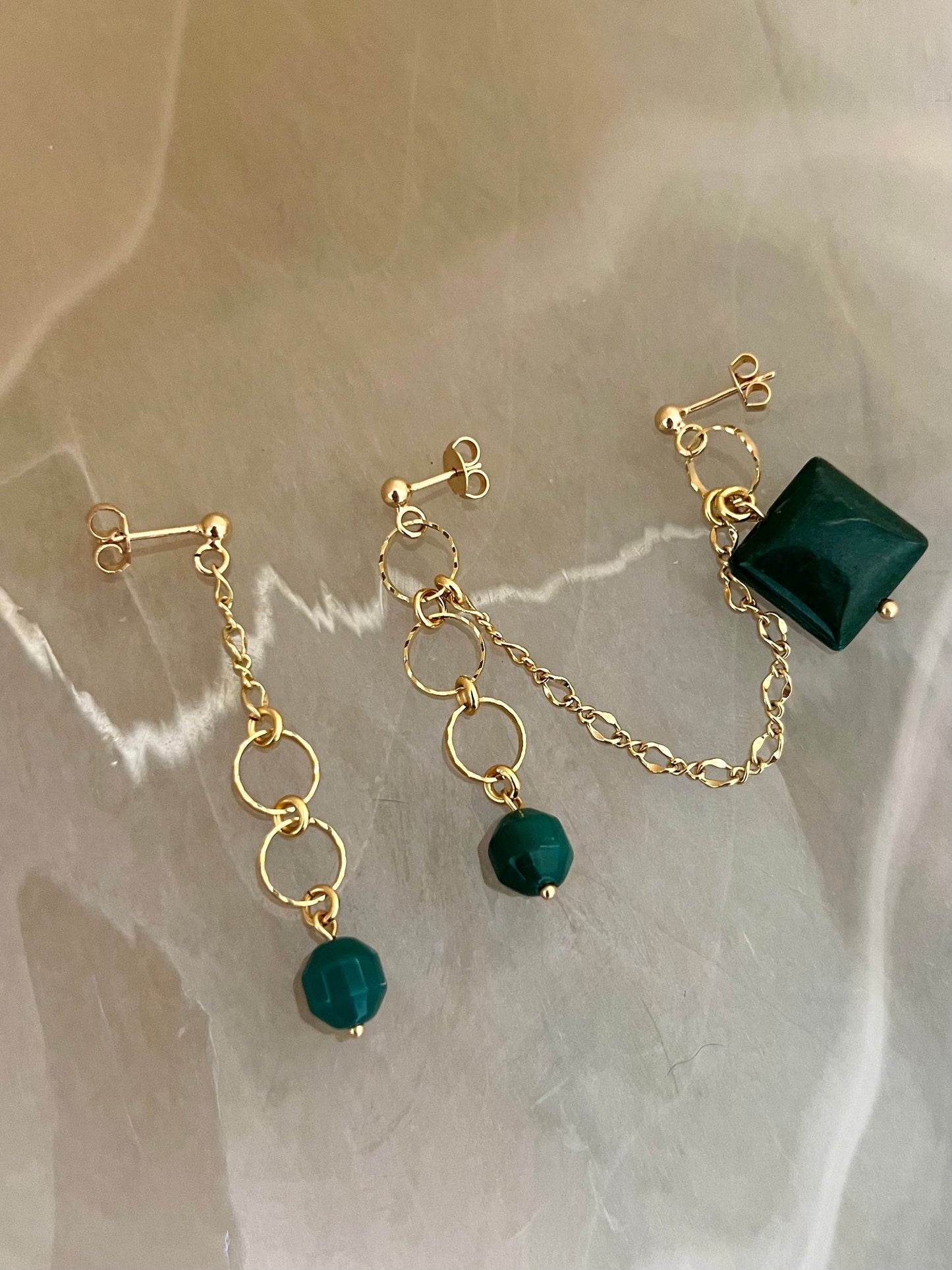 Emerald Exotic Earrings