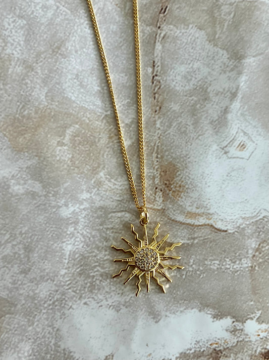 Golden Sun Necklace