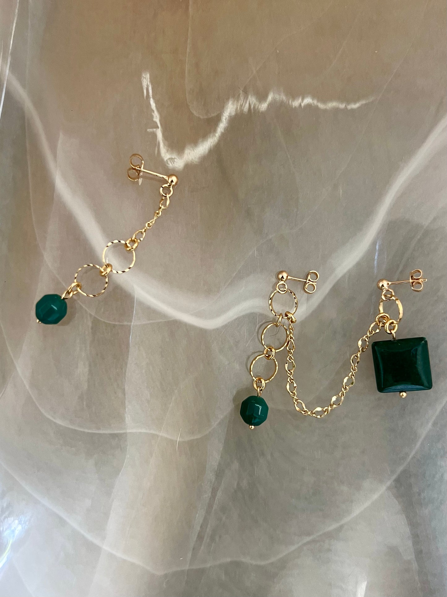 Emerald Exotic Earrings