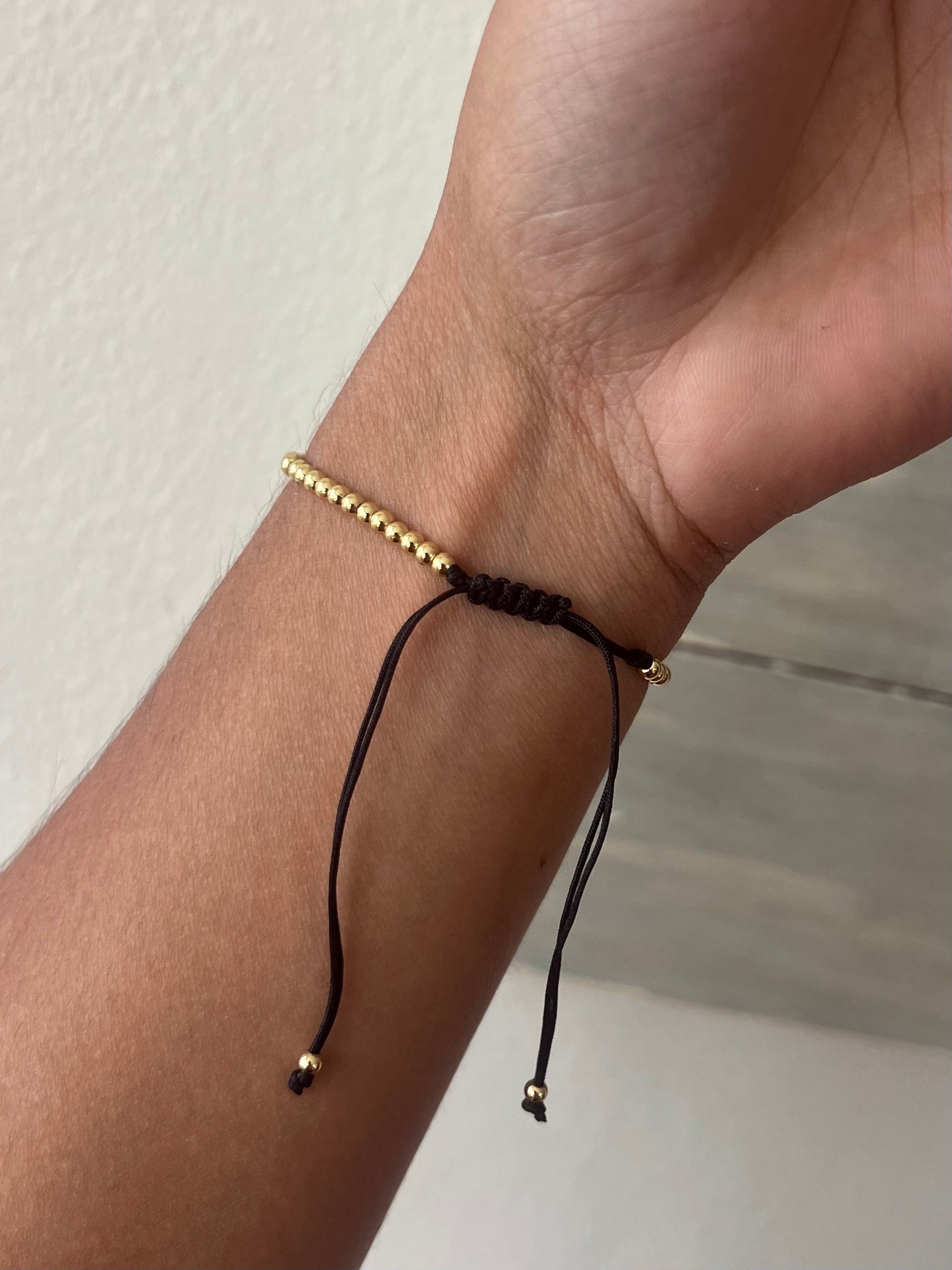 Pearl Moon Black Bracelet