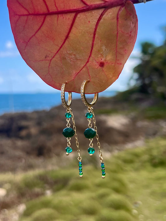 Lagoon Hoop Earrings