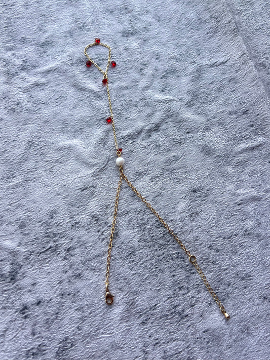 Crystals Red Hand Chain