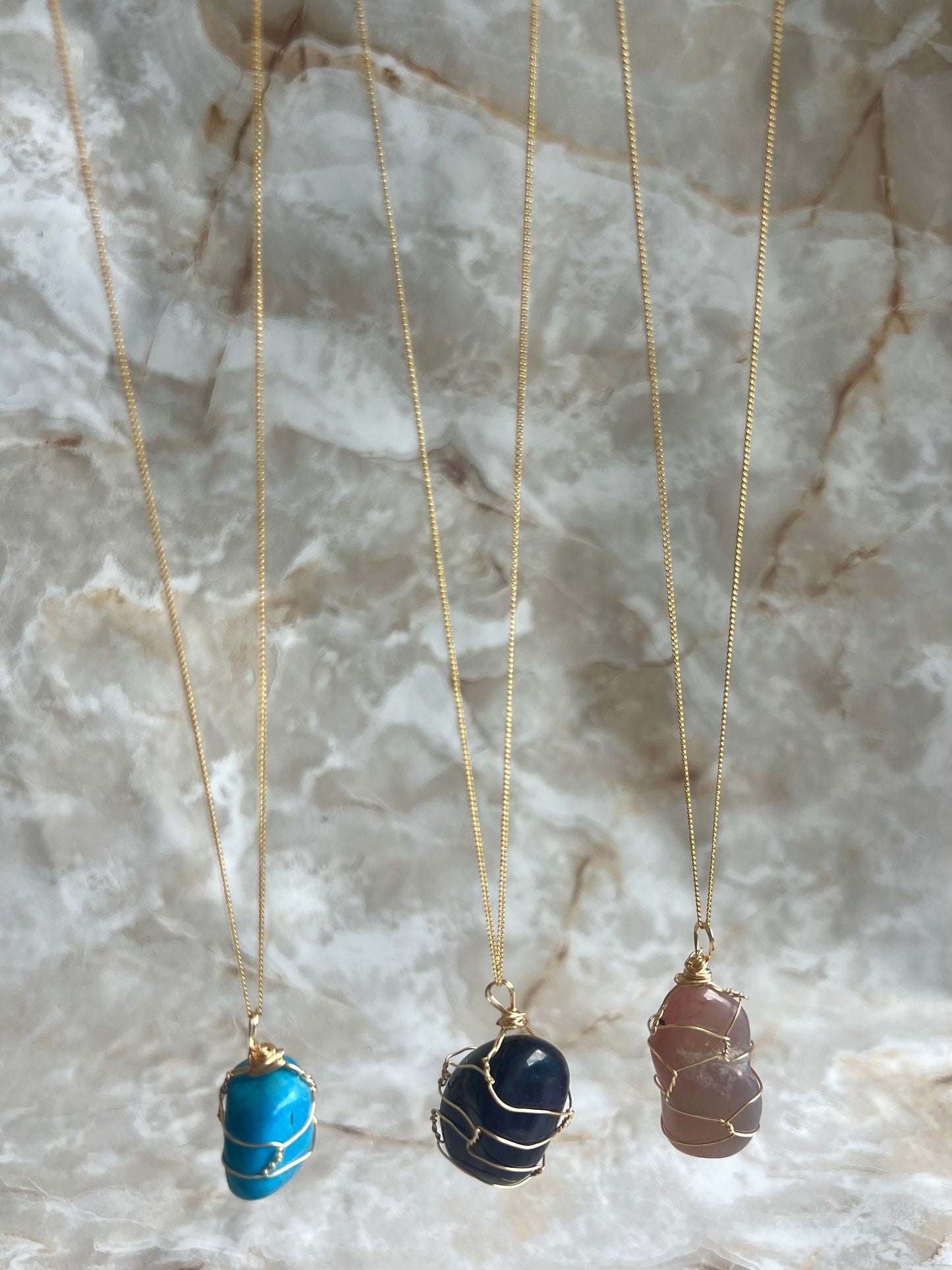 Dark Stones Necklaces