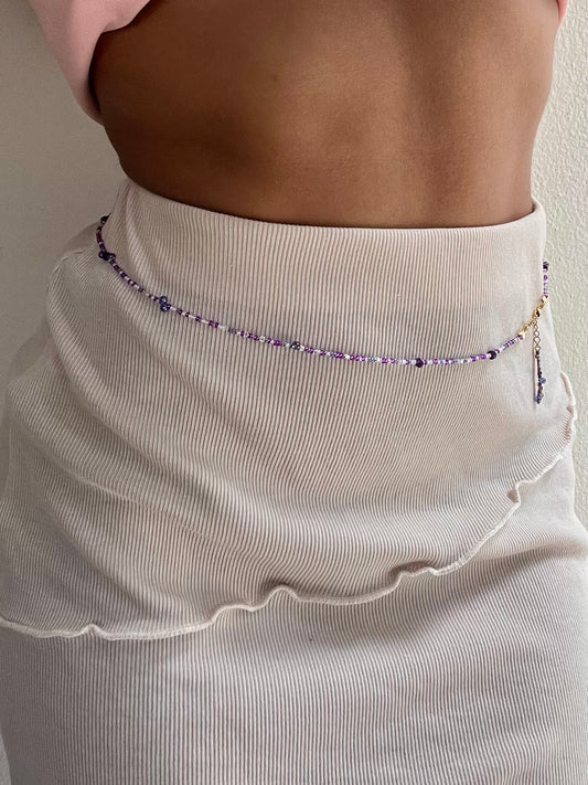 Purple Belly Chain