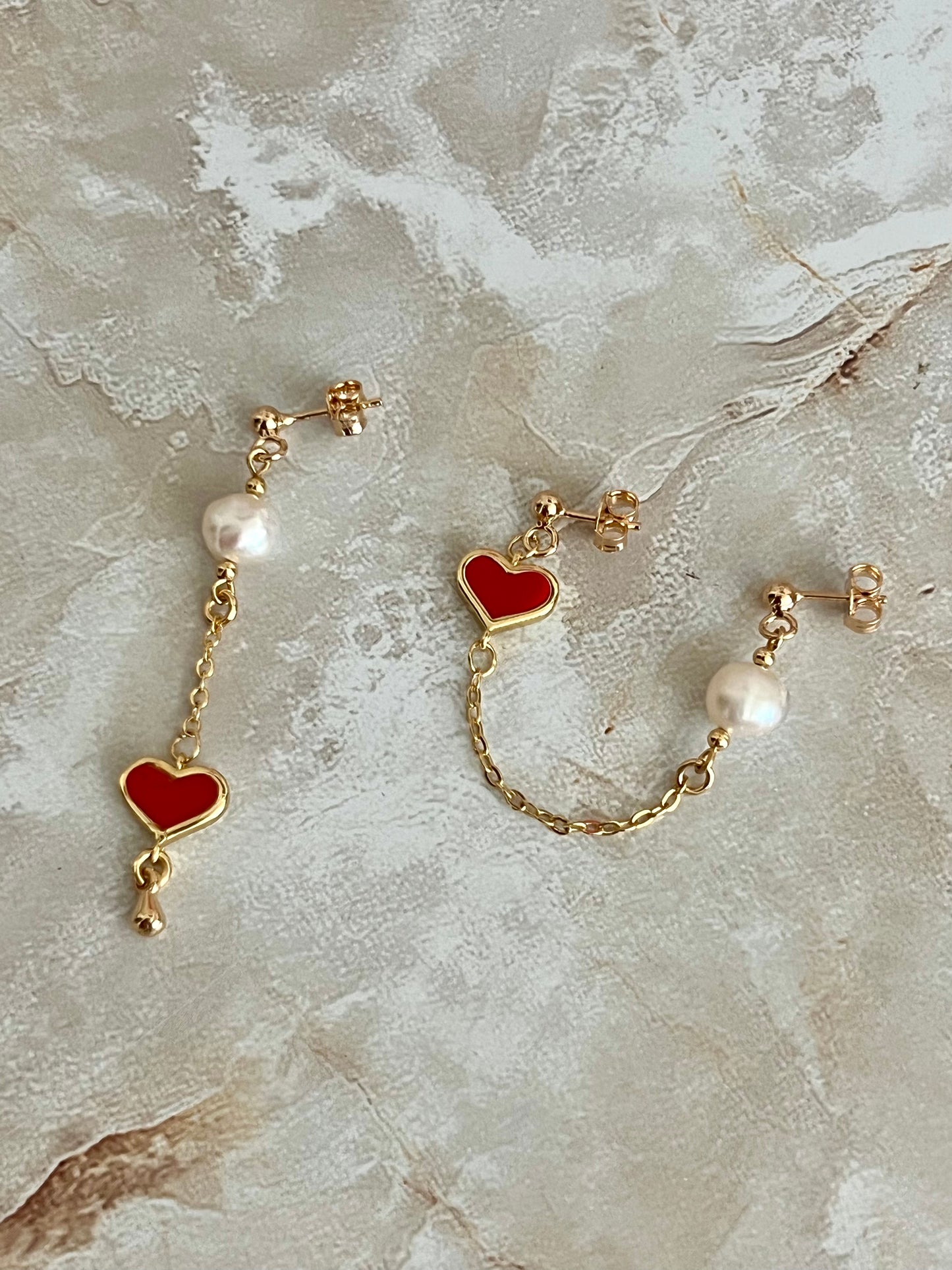 Pearl of my Heart Earrings