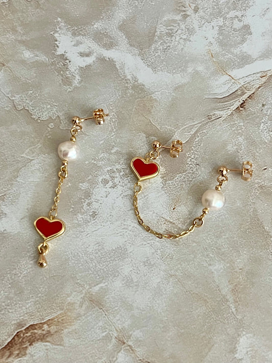 Pearl of my Heart Earrings