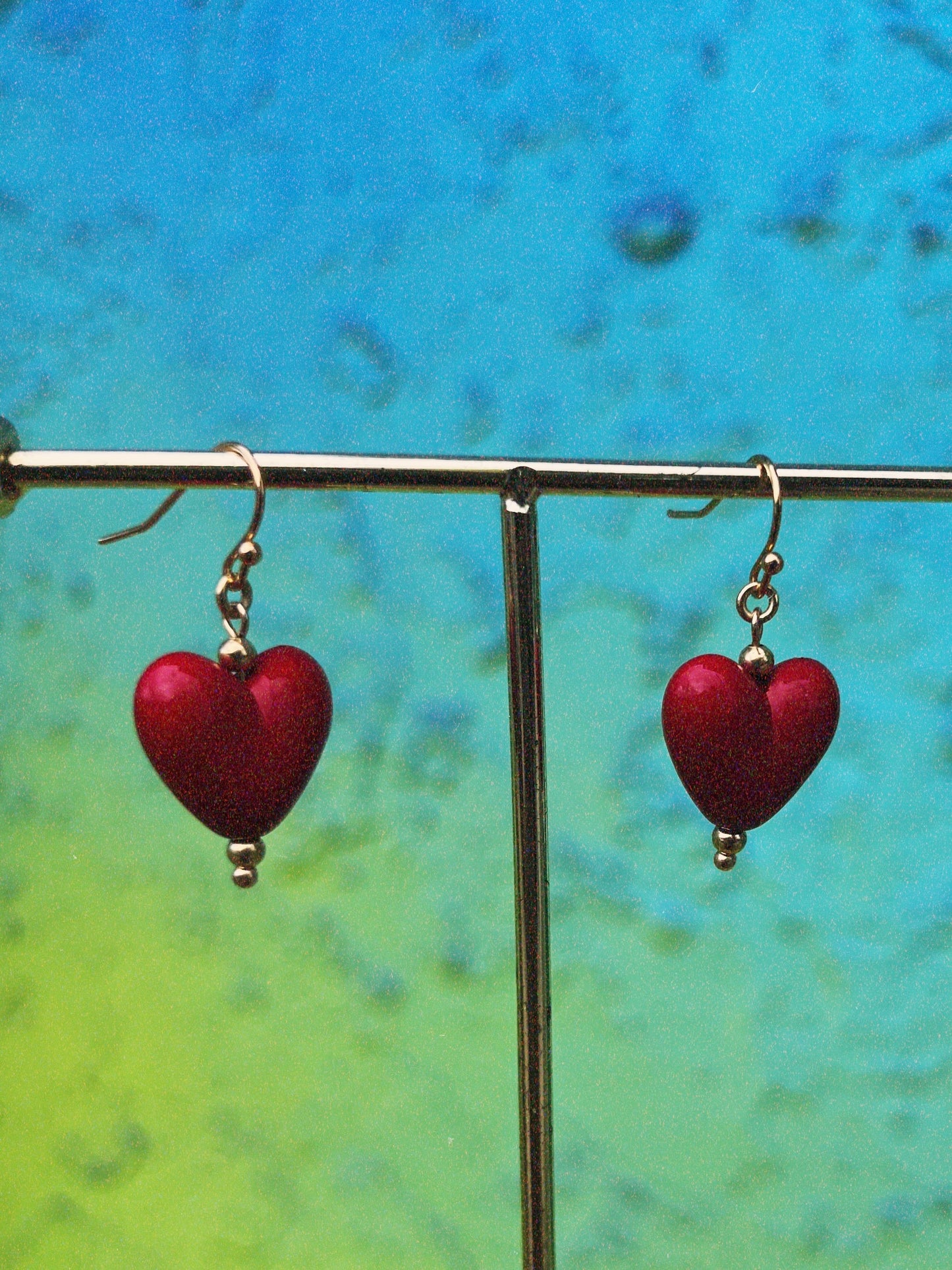 Red Heart Earrings