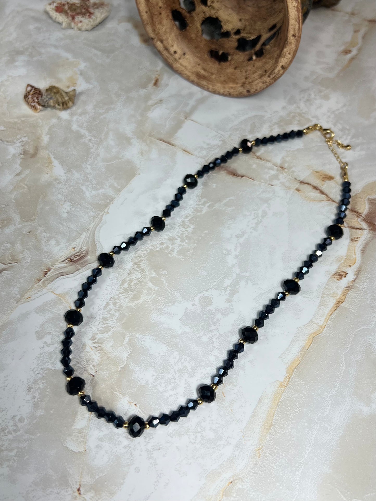 Black Stones Necklace