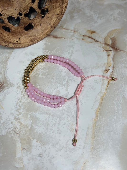 Pink Thread Bracelet