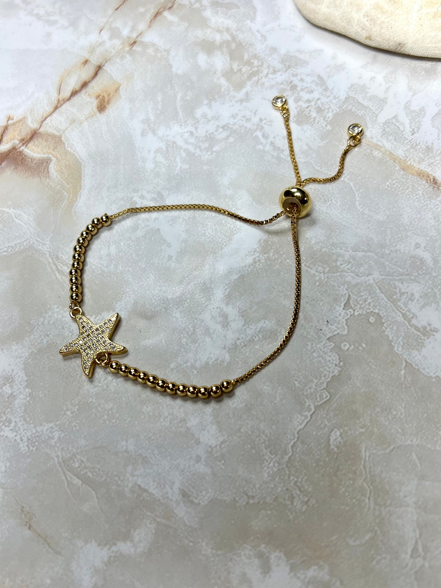 Starfish Adjustable Bracelet