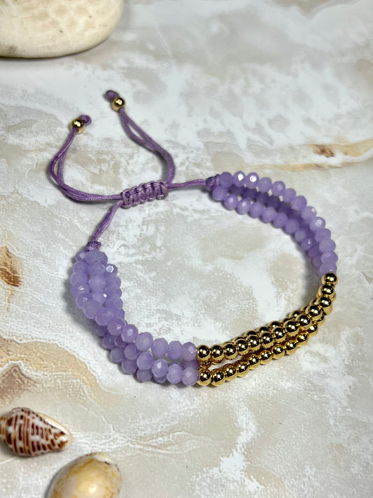 Purple Thread Bracelet