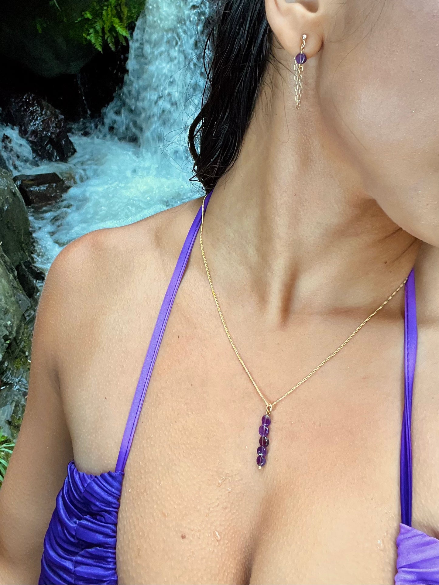 Rise Amethyst Necklace