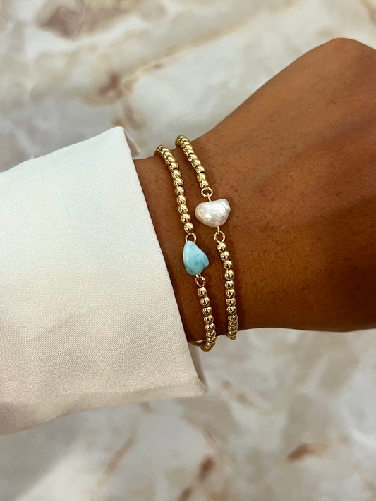 Larimar Adjustable Bracelet