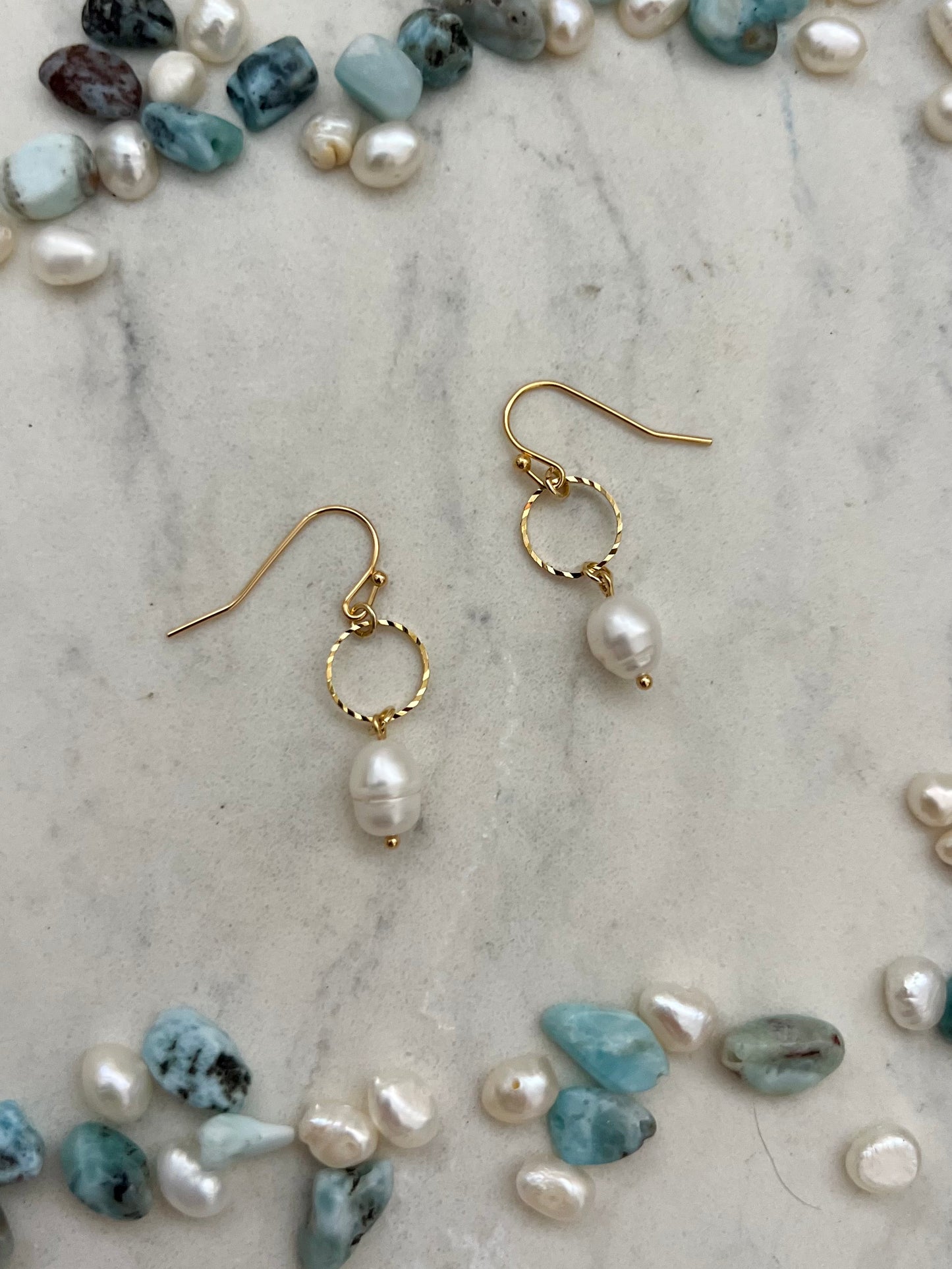 Pearl Dangle Earrings