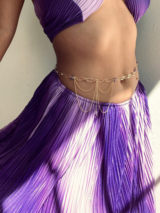 Amethyst Belly Chain