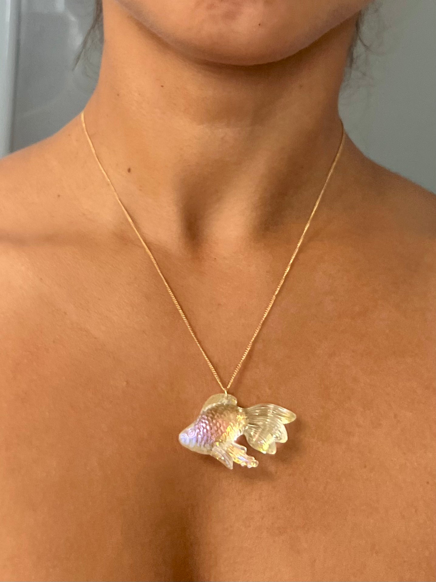 Tornasol Goldfish Necklace