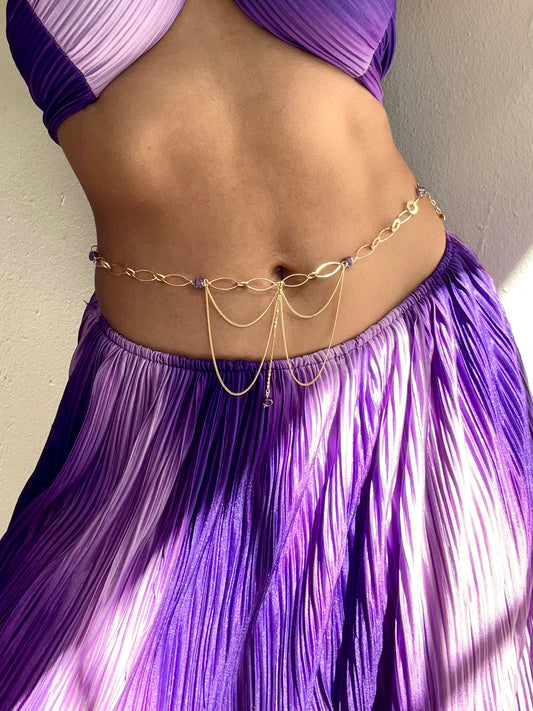 Amethyst Belly Chain